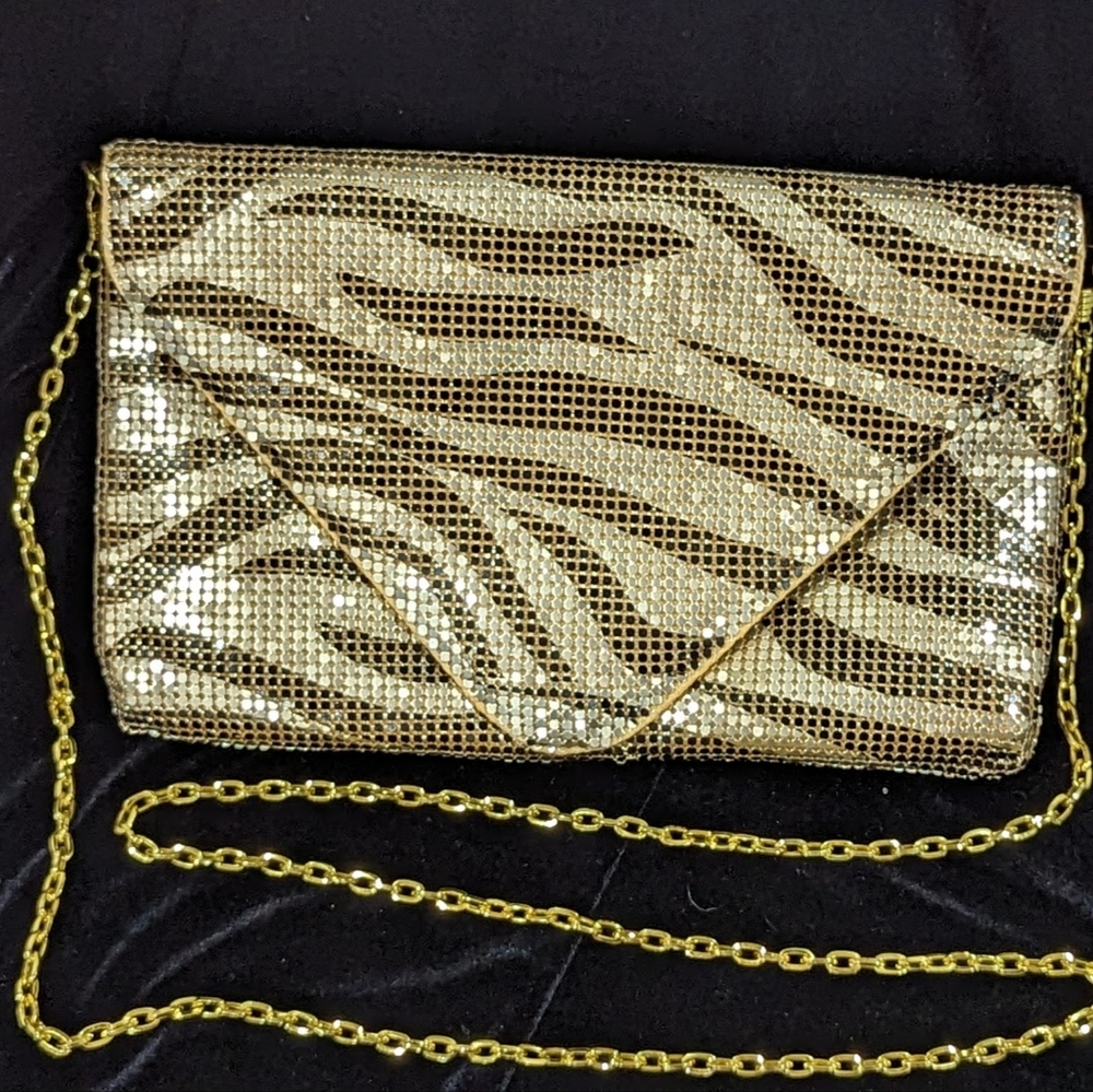 Vintage Urban Expressions gold evening bag